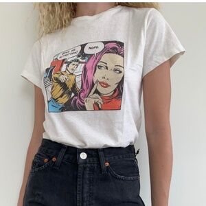 NWT RE/DONE Classic “Nope” Tee (S)